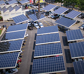 Système de montage PV de l'auto