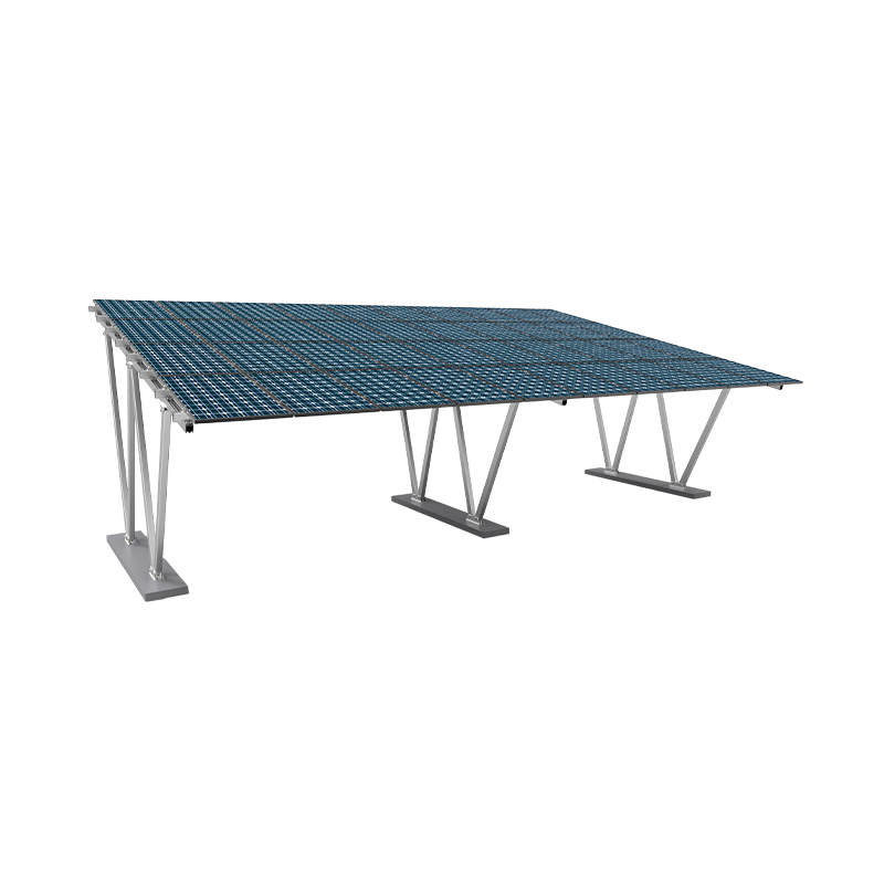 Carport PV montage