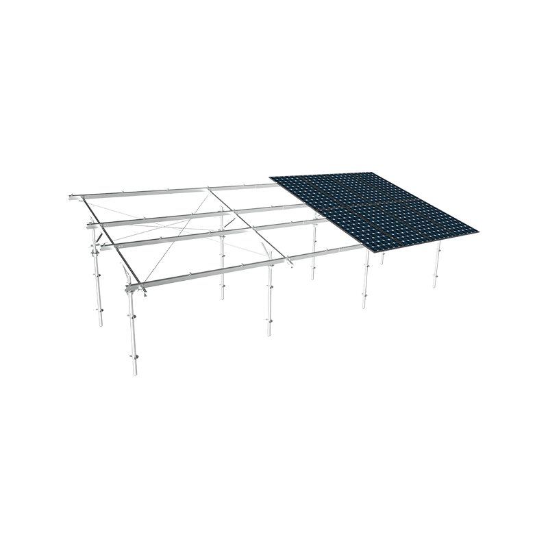 Montage à PV hybride-solaire agricole
